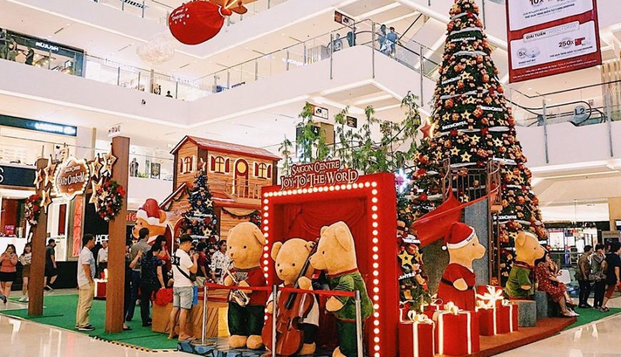 Hảo Hảo Event - Dịch vụ trang trí Noel trung tâm thương mại